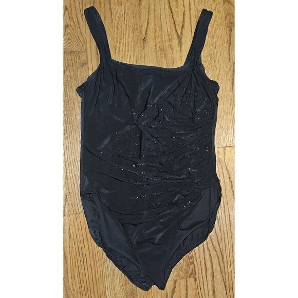 Miraclesuit Shaping Slimming Shimmer One-Piece Swimsuit Women's Size 16 - Picture 1 of 4
